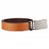 Men's Genuine Leather Belts Auto Lock Buckle- Tan